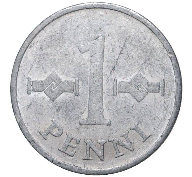 Монета 1 пенни 1970 года Финляндия (Артикул K27-3317)