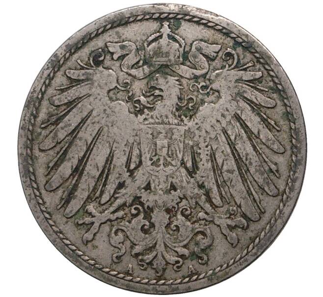 Монета 10 пфеннигов 1900 года А Германия (Артикул K27-3378)