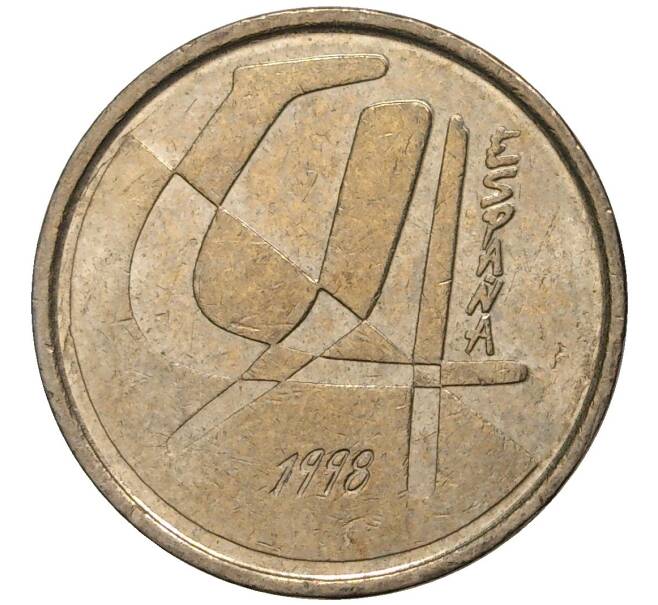 Монета 5 песет 1998 года Испания (Артикул K27-3711)