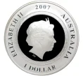 Монета 1 доллар 2007 года Австралия «Год кабана» (Артикул K6-0221)