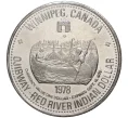Торговый жетон (токен) 1 доллар 1978 года Канада (Виннипег) «Сержант Томми Принс» (Артикул K27-3850)