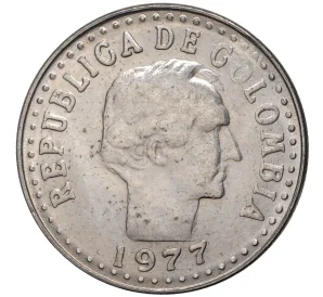 10 сентаво 1977 года Колумбия