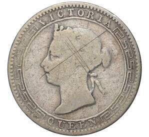 25 центов 1893 года Британский Цейлон