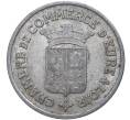 Монета 25 сантимов 1922 года Франция — департамент Эр и Луар (нотгельд) (Артикул K27-3950)