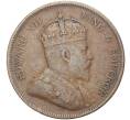 Монета 1 цент 1908 года Стрейтс Сетлментс (Артикул K27-3983)