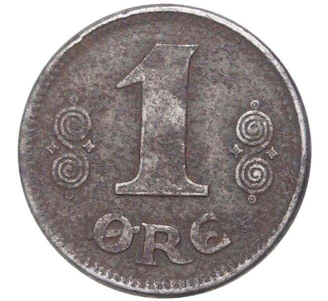 Монета 1 эре 1918 года Дания (Артикул K27-4013)