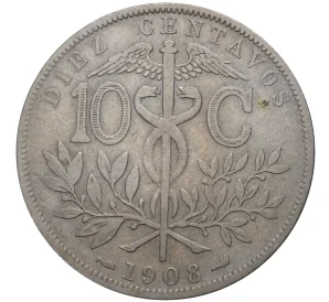 10 сентаво 1908 года Боливия