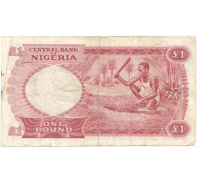 Банкнота 1 фунт 1967 года Нигерия (Артикул K27-4090)
