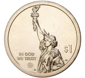 1 доллар 2021 года D США «Американские инновации — Отец видеоигр Ральф Баер» — Фото №2