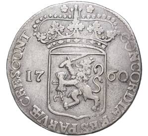 1 серебряный дукат 1760 года Голландская республика (Нидерланды) — провинция Зеландия — Фото №1