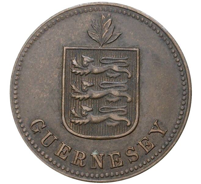 Монета 2 дубля 1918 года Гернси (Артикул K27-4389)