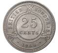 Монета 25 центов 1968 года Британский Гондурас (Артикул K27-4399)