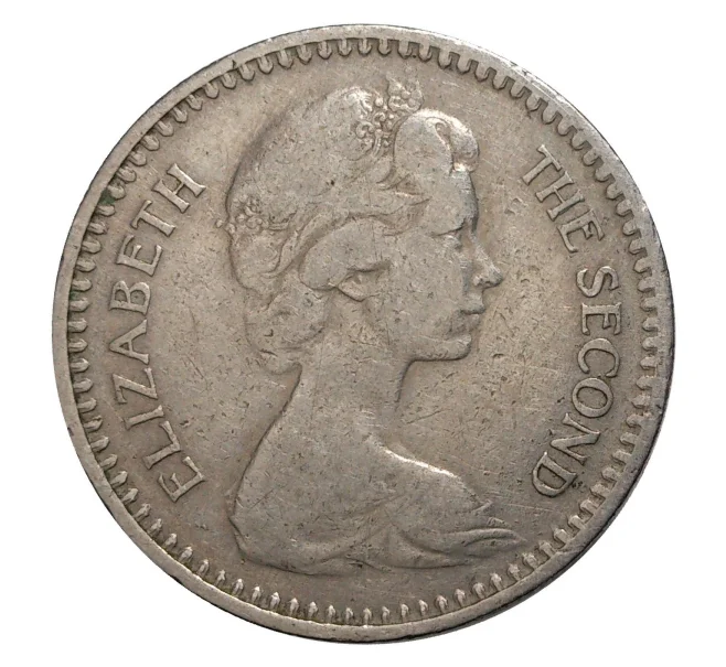 Монета 1 шиллинг (10 центов) 1964 года Родезия (Артикул M2-1167)