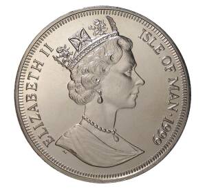 1 крона 1999 года Сэр Уолтер Рейли — Фото №2