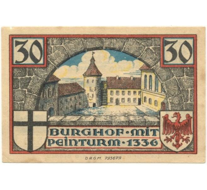 30 пфеннигов Германия — город Инстербург (Нотгельд) (Артикул K1-2525)