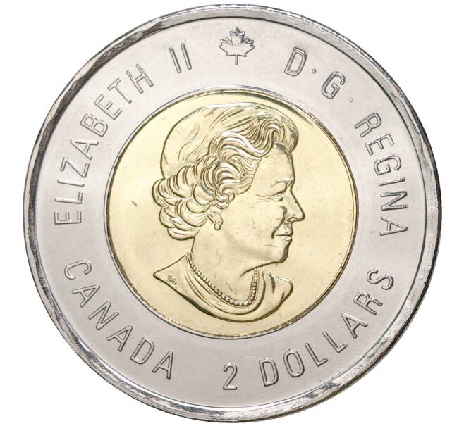 Монета 2 доллара 2021 года Канада «100 лет открытию инсулина» (Артикул M2-50934)