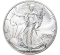 Монета 1 доллар 2021 года W США «Шагающая Свобода» (Орел с дубовой ветвью) (Артикул M2-50940)