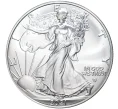 Монета 1 доллар 2021 года W США «Шагающая Свобода» (Орел с дубовой ветвью) (Артикул M2-50942)