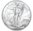 Монета 1 доллар 2021 года W США «Шагающая Свобода» (Орел с дубовой ветвью) (Артикул M2-50944)