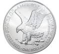 Монета 1 доллар 2021 года W США «Шагающая Свобода» (Орел с дубовой ветвью) (Артикул M2-50947)