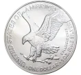 Монета 1 доллар 2021 года W США «Шагающая Свобода» (Орел с дубовой ветвью) (Артикул M2-50949)