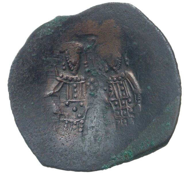 1 трахея 1185-1204 года Византия — Исаак II Ангел («Монета-чашка») (Артикул M2-50954)