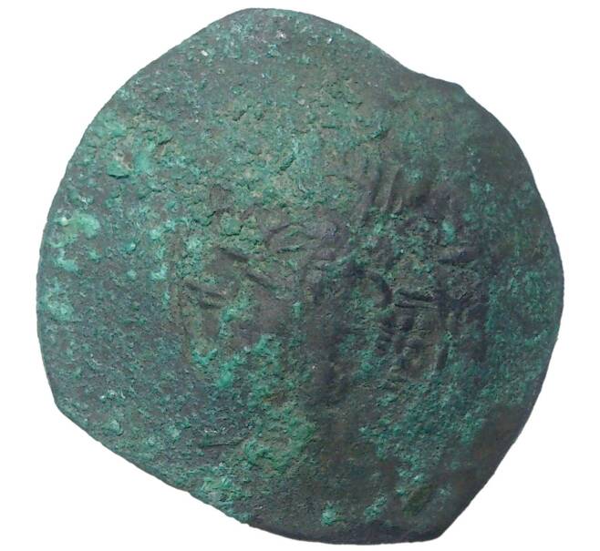1 трахея 1185-1204 года Византия — Исаак II Ангел («Монета-чашка») (Артикул M2-50954)