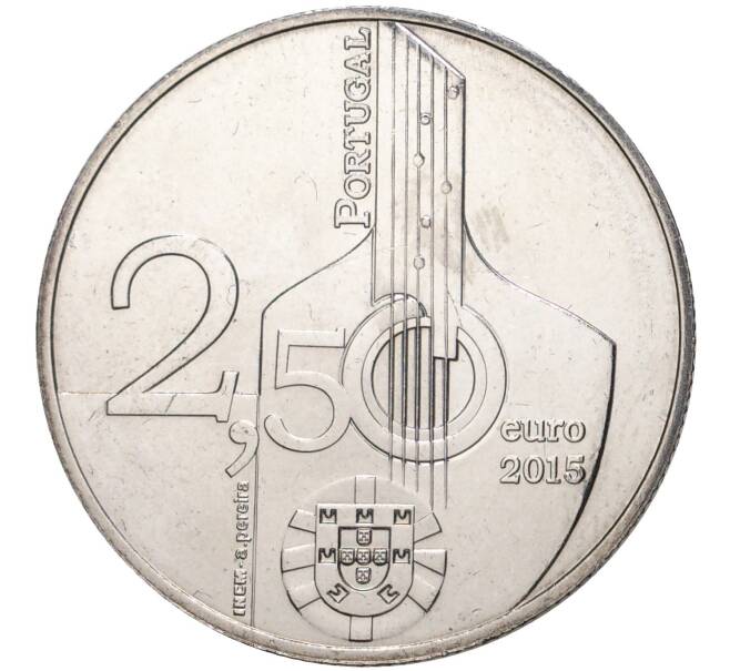 Монета 2.5 евро 2015 года Португалия «Нематериальное культурное наследие — Фаду» (Артикул M2-50999)