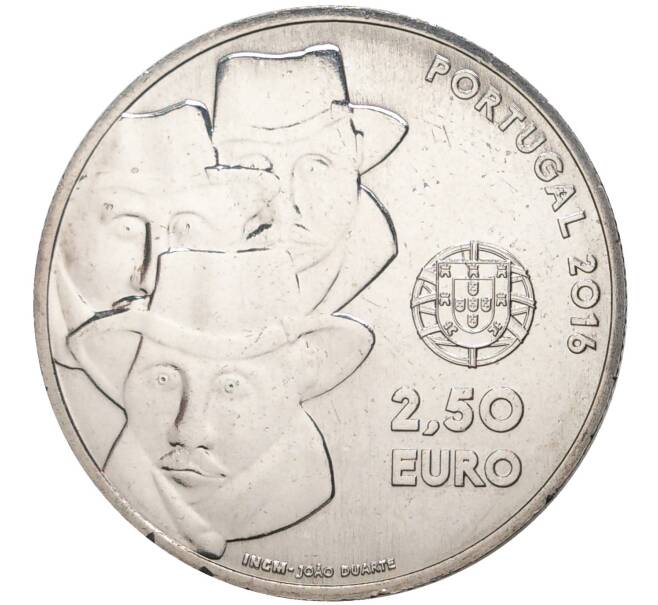 Монета 2.5 евро 2016 года Португалия «ЮНЕСКО — Песня Алентежу» (Артикул M2-51002)