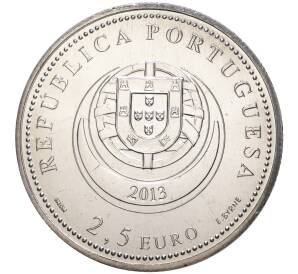 2.5 евро 2013 года Португалия «Португальская этнография — Серьги Виана-ду-Каштелу»