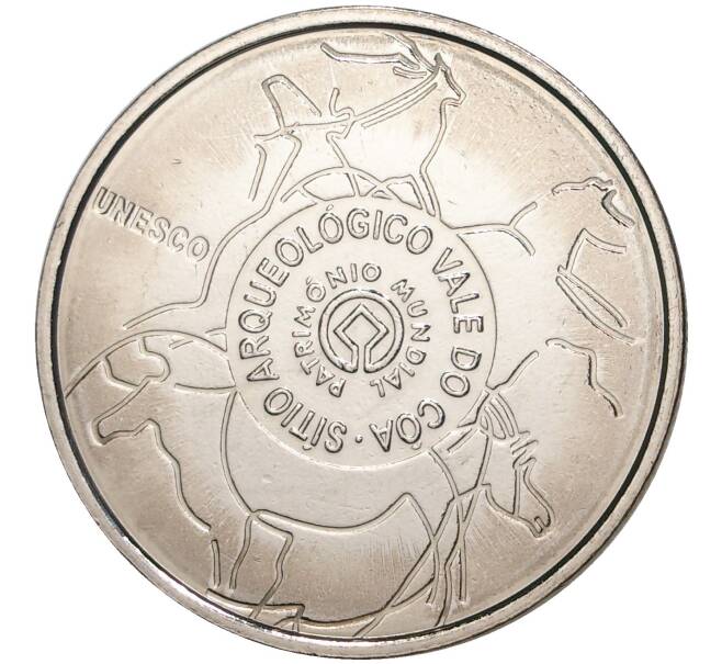 Монета 2.5 евро 2010 года Португалия «ЮНЕСКО — Археологический парк долины Коа» (Артикул M2-51008)