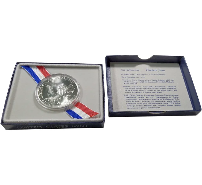 Монета 1 доллар 1983 года Р США «XXIII летние Олимпийские Игры — Дискобол» (Артикул M2-51140)
