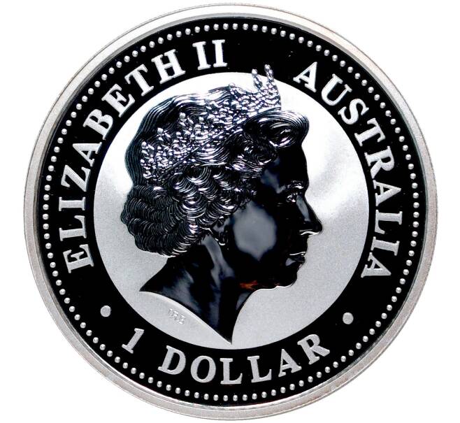 Монета 1 доллар 2006 года Австралия «Год собаки» (Цветное покрытие) (Артикул M2-51171)