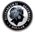 Монета 1 доллар 2003 года Австралия «Год козы» (Позолота) (Артикул M2-51172)