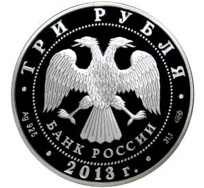 3 рубля 2013 года СПМД «Год Германии в России — Год России в Германии»