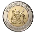 Монета 1000 шиллингов 2012 года 50 лет Независимости Уганды (Артикул M2-1299)
