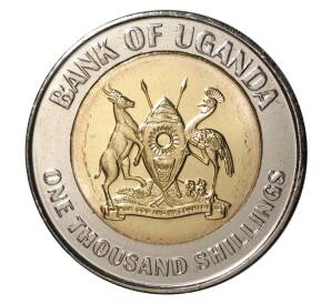 1000 шиллингов 2012 года 50 лет Независимости Уганды