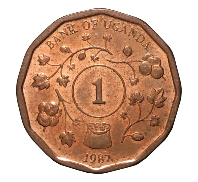 Монета 1 шиллинг 1987 года (Артикул M2-1302)