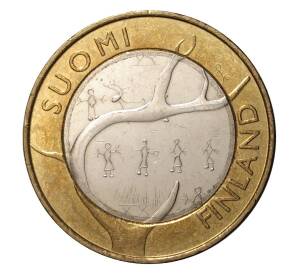 5 евро 2011 года Исторические провинции Финляндии — Лапландия