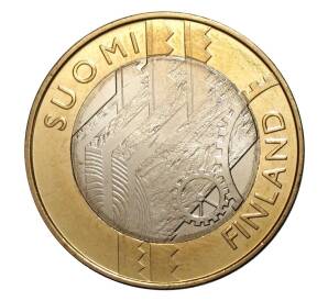 5 евро 2011 года Исторические провинции Финляндии — Уусимаа