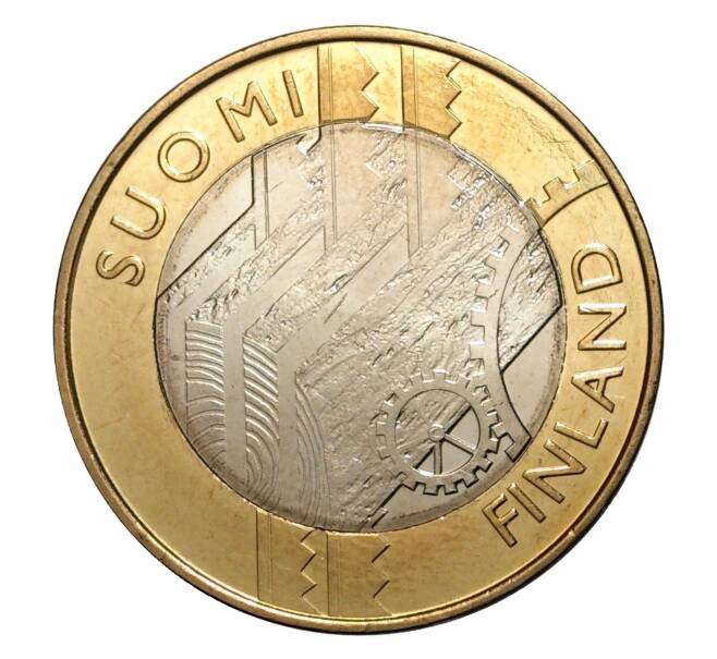 Монета 5 евро 2011 года Исторические провинции Финляндии — Уусимаа (Артикул M2-1311)