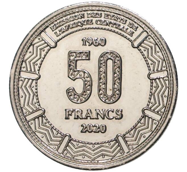 50 франков 2020 года Конго «60 лет независимости» (Артикул M2-51340)
