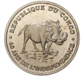 100 франков 2020 года Конго «60 лет независимости» (Артикул M2-51344)