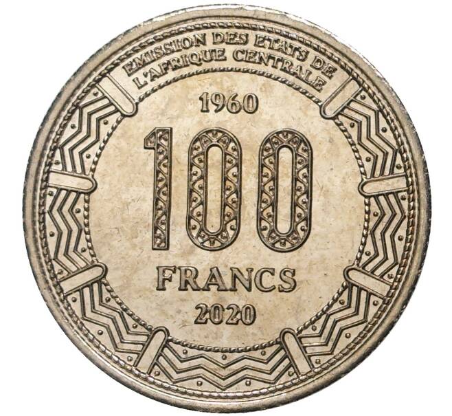 100 франков 2020 года Конго «60 лет независимости» (Артикул M2-51345)