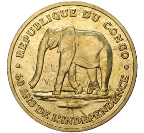 250 франков 2020 года Конго «60 лет независимости»