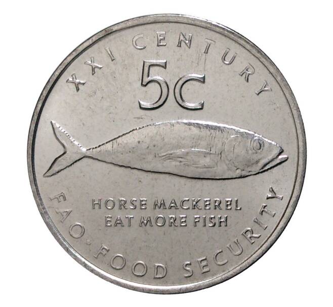 5 центов 2000 года F.A.O (Артикул M2-1335)