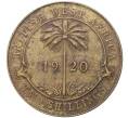 Монета 2 шиллинга 1920 года Британская Западная Африка (Артикул K27-4645)