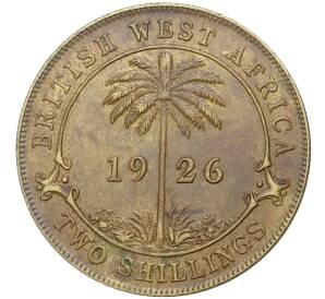 2 шиллинга 1926 года Британская Западная Африка — Фото №1