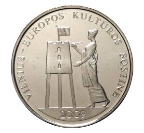 1 лит 2009 года Литва «Вильнюс — культурная столица Европы» — Фото №1