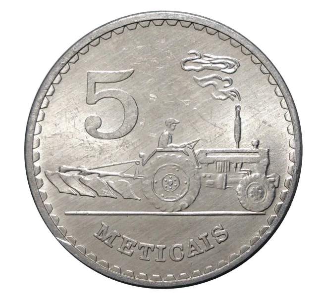 Монета 5 метикалей 1982 года Мозамбик (Артикул M2-1345)